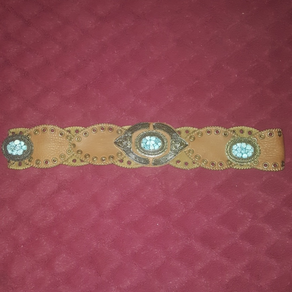 Leather belt